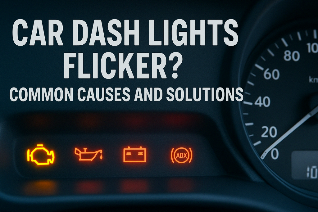 Car Won't Start? Clicking, Flickering Dash Lights Explained