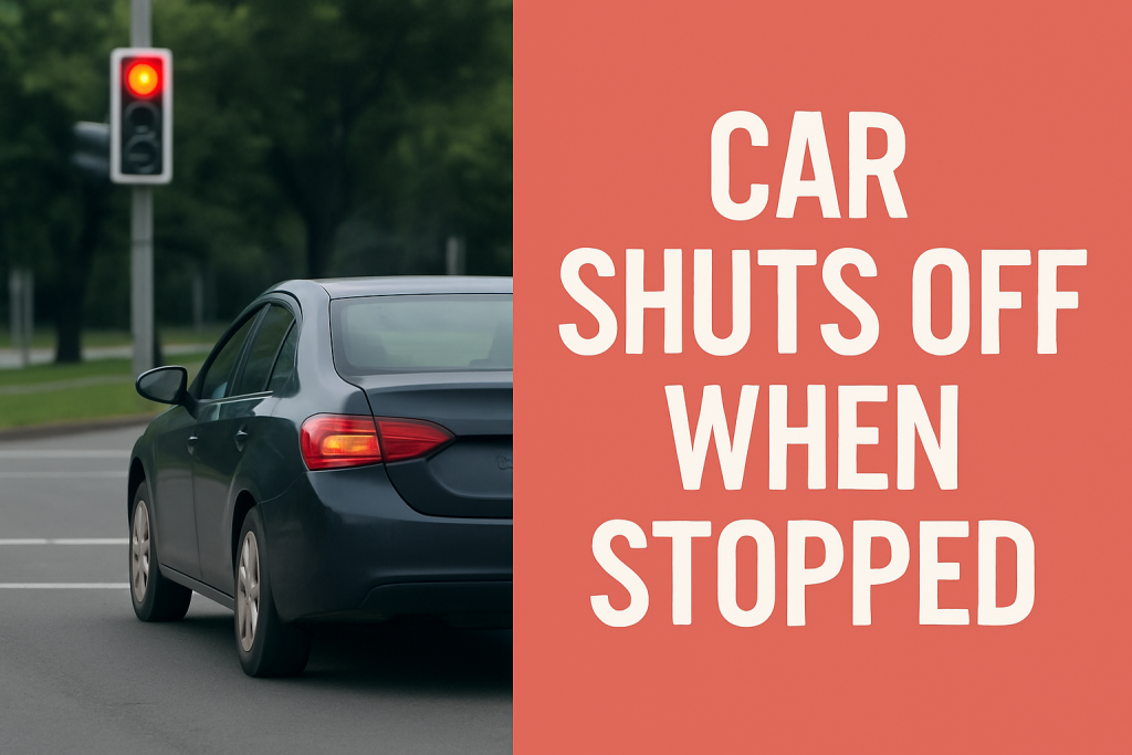Car shuts off when stopped o